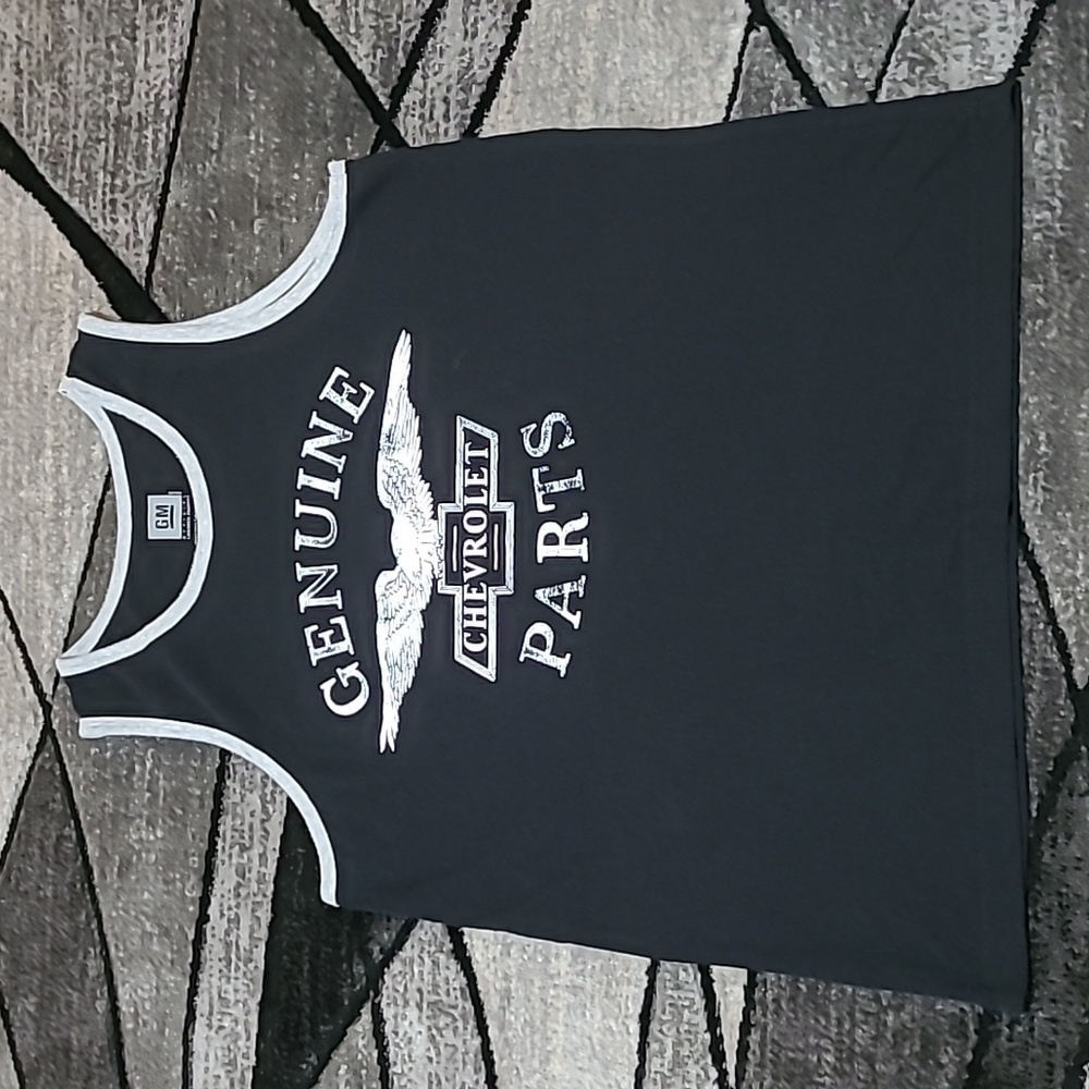 GENUINE CHEVROLET PARTS BOW-TIE GM LICENSED PRODUCT GRAPHIC TANK-TOP